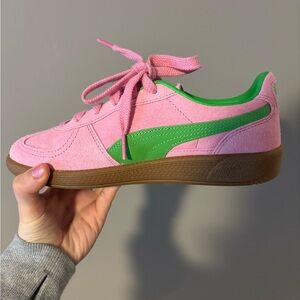 Puma Pink and Green Women's Sneakers
